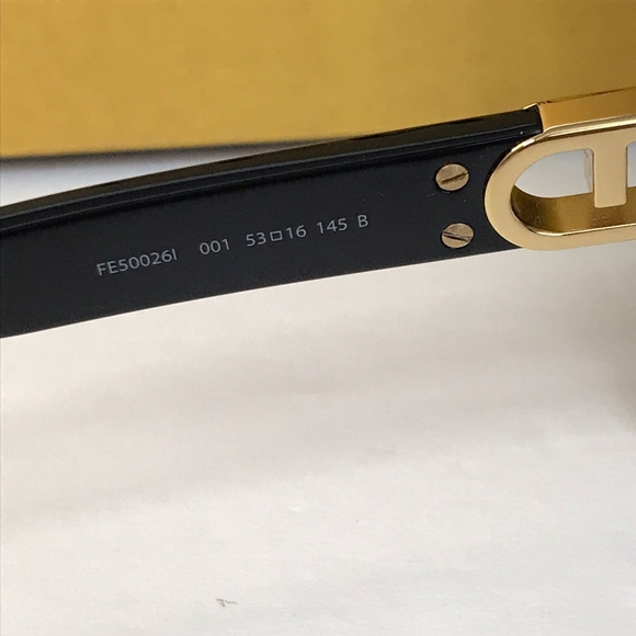 💯Original New- FENDI Demo Cat Eye Ladies EyeglassesItem FE50026I 001 - Picture 13 of 14